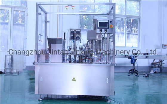 Máy nắp đầu đơn hoàn toàn tự động mỹ phẩm lỏng